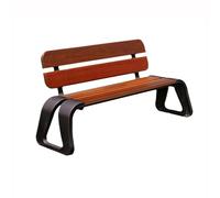 CJHFR472SG modernité Chaise d'extérieur Marron foncé, Banc de Parc carré, Salon d'extérieur 160 cm Meuble