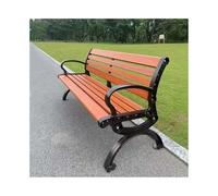 CJHFR472SG modernité Wider Aluminum Alloy Park Outdoor Bench Outdoor Leisure with Backrest Bench Meuble(Petit)