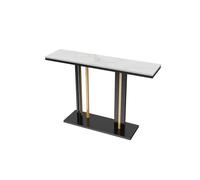 CJHFR472SG Multifonctionnel Console Fine for Couloir, Cadre en métal, Table d'exposition compacte Derrière Le canapé