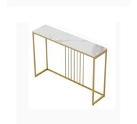 CJHFR472SG Multifonctionnel Table Console for entrée, Salon, canapé, Table d'appoint avec Support en métal Robuste Derrière Le canapé(Blanc,Petit)