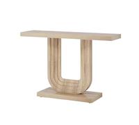 CJHFR472SG Multifonctionnel Table d'entrée, Console de 99 cm avec Base géométrique, Table de canapé étroite derrière Le canapé Derrière Le canapé