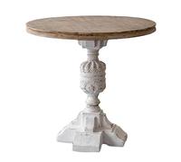 CJHFR472SG Petite table basse circulaire moderne pour salon, chambre, mariage, style rustique, table d'apéritif, meubles de salon