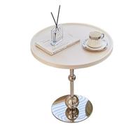 CJHFR472SG Petite table basse ronde moderne pour le salon, table d'appoint minimaliste, table d'appoint créative, parfaite pour les petits espaces, simple