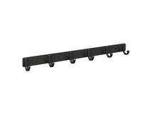 CJHFR472SG Portemanteau Mural Patère Murale en Aluminium Noir, idéale for Les Serviettes, Les Serviettes de Bain, Les Vestes, Les vêtements, Les Accessoires de Salle de Bain Patère Murale(Grand)