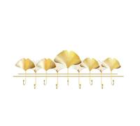 CJHFR472SG Portemanteau Mural Porte-Manteau Mural créatif en métal for entrée, Crochets for vêtements sans Trou Patère Murale(Gold,Grand)