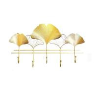 CJHFR472SG Portemanteau Mural Porte-Manteau Mural créatif en métal for entrée, Crochets for vêtements sans Trou Patère Murale(Gold,Petit)