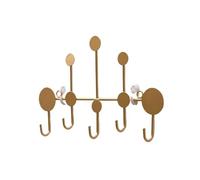 CJHFR472SG Portemanteau Mural Porte-Manteau Mural créatif en métal for entrée, for Suspendre Manteaux, Vestes, vêtements et Chapeaux Patère Murale(Gold,Petit)
