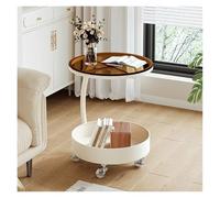 CJHFR472SG Table d'appoint moderne pour canapé de salon, petite table basse amovible, étagère simple de chevet simple