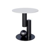 CJHFR472SG Table d'appoint ronde minimaliste moderne pour canapé ou table de chevet, table basse créative moderne pour salon, petite table à thé, table de chevet. Simple