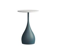 CJHFR472SG Table d'appoint ronde moderne, bibliothèque pour le salon, table ronde pour la maison, buffet de canapé, table d'appoint créative et simple d'activités simple (bleu)