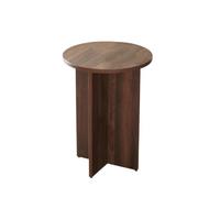 CJHFR472SG Table d'appoint ronde moderne pour canapé, table basse, petite table de chevet, convient pour le salon, la chambre à coucher, les petites pièces, simple (naturel)