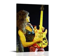 CJianqiang Eddie Van Halen Poster sur toile pour album de musique vintage avec cadre 20 x 30 cm