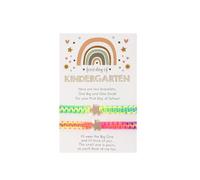 CJIAYUJEW Lot de 2 bracelets assortis en forme de cœur pour la rentrée scolaire pour maman et moi, bracelets de vœux pour le premier jour d'école pour mère et fille, bracelets réglables en forme de