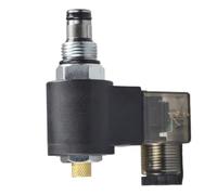 CJKXPZMH Électrovanne de décharge de Pression hydraulique à Cartouche filetée, 2 Positions, 2 Voies, DHF08-220H, SV08-20-M, LSV-2NCP-M(Spool DC24V Coil)