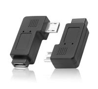 CJMUQHEHH 2 PCS 90 Adaptateur Mini USB vers USB 2.0 et La Droite pour Le Transfert De Données Et Le Chargement, Adaptateur Mini USB vers USB 90° pour La Compatibilité des Appareils