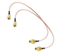 CJMUQHEHH 2 Pièces Cable Sma Set, Rallonge Sma, Câble D'antenne WLAN Prolongateur RG316, Câble Coaxial 30 Cm, Cable D'antenne WLAN pour Routeurs, Modems, SDR, Antenne LTE 4G