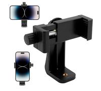 CJMUQHEHH Adaptateur de trépied pour téléphone portable, rotation à 360°/180°, support de smartphone pour photos, vidéos, diffusion en direct, compatible avec iPhone, Samsung, Huawei et plus encore