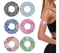 CJQRL 12 Pièces Protection Capteur Freestyle Libre 2, Patch Capteur Freestyle Libre 2, Patch de fixation pour capteurs, Imperméable et respirant(Ne s'applique pas à Libre 3)(2)