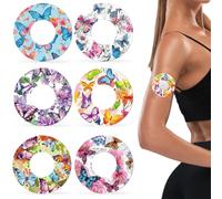 CJQRL 12 Pièces Protection Capteur Freestyle Libre 2, Patch Capteur Freestyle Libre 2, Patch de fixation pour capteurs, Imperméable et respirant(Ne s'applique pas à Libre 3)(1)