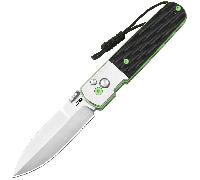 CJRB Locust AR-RPM9 Acier Lavé à la Pierre + Incrustation G10 Noire 3.15in 7.28in J1951-SBK