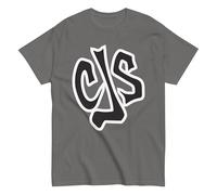 CJS. Presque justice sociale. Don Osvaldo. Argentine. Bande de rock argentin. Unisexe. T-shirt 100 % coton. Il est important de voir le tableau des tailles. Col renforcé non déformable. CAM2919., Gris