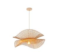 CJSLXGBL Luminaires Suspendus Tissés en Bambou, Éclairage Suspendu en Forme De Panier, Lustre De Style Chinois Tissé À La Main, Lampe Suspendue Rétro en Bambou, pour Salle À Manger, Îlot De