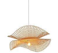CJSLXGBL Lustre De Ferme en Bambou, Grande Suspension Bohème, Lustres Tissés À La Main, Lustres Rustiques, Luminaires Suspendus, pour Îlot De Cuisine, Salle À Manger