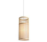 CJSLXGBL Lustre Suspendu en Bambou, Luminaire Suspendu avec Abat-Jour E27, Style Rétro Japonais Côtier, sans Ampoule, Idéal pour Salon, Chambre, Restaurant, Café, Salon De Thé, Bar, Salle À Manger