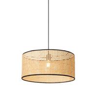 CJSLXGBL Suspension en Rotin Tressé, Luminaire Suspendu en Osier, Lustre Bohème Tissé À La Main De Style Chinois, Lampe Suspendue Rétro en Bambou, pour Salle À Manger, Îlot De Cuisine Ou Chambre