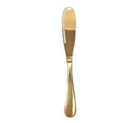 CJTWNBIO 1 couteau à confiture en acier inoxydable, beurre, dessert et fromage, outil de découpe cuisine(Golden-1)