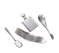 CJTWNBIO Râpe à Gingembre, râpe à Wasabi, broyeur d'ail en Acier Inoxydable, Outil de broyage de Gingembre for Fruits et légumes(1)