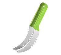CJTWNBIO Trancheuse à pastèque en Acier Inoxydable, sûre et Efficace, avec poignée antidérapante, Coupe-Fruits, Outils for Fruits(Green-1)