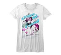 CJVXZVXB The Breakfast Club Movie A Princess and A Criminal Clair & John Women's T ShirtWhiteL