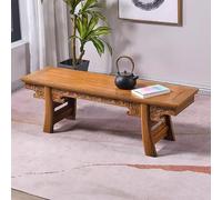 CJWKXQOL Banc Bois Interieur, Banc d'Appoint Woody en Bois Massif Support en Bois Massif pour Entrée, Salon, Salle à Manger, Couloir et Bout de Lit(31.9x13x17.7in)