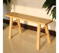 CJWKXQOL Banc en Bois, Banc à Fleurs en Bois Naturel Rectangulaire pour EntréE, Salon, Salle à Manger, Couloir Et Bout De Lit(Natural,118x20x47cm)