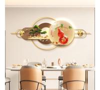 CJWKXQOL Décoration Murale 3D LED avec Cerf & Pin, Sculpture Lumineuse Moderne avec Télécommande, Grand Tableau Lumineux pour Salon, Entrée, Couloir(H-Yellow,200 * 70cm/78.7 * 27.5in)