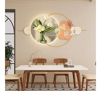 CJWKXQOL Décoration Murale 3D LED Éléphant, Sculpture Murale Lumineuse avec Télécommande, Lampe Murale Moderne pour Salon, Entrée, Couloir, Chambre(I-Yellow,120 * 60cm/47 * 23.6in)