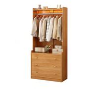 CJWKXQOL Ensemble de Garde Robe d'entrée, Console d'entrée avec Rangement à Chaussures, pour Couloir, Salon, Chambre(Brown,60x40x190cm)