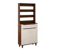 CJWKXQOL Ensemble de Garde Robe d'entrée, Console d'entrée avec Rangement à Chaussures, pour Couloir, Salon, Chambre à(Brown)