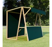 CJWKXQOL Kiosque de Marché en Bois avec Auvent | Structure mobile pour marchés de producteurs, événements éphémères en extérieur(13,200*200cm/78.7*78.7in)
