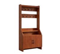 CJWKXQOL Meuble d'entrée Vestiaire, Console d'entrée avec Rangement à Chaussures, pour Couloir, Salon, Chambre à(Brown,78x35x180cm)