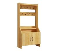 CJWKXQOL Meuble d'entrée Vestiaire, Console d'entrée avec Rangement à Chaussures, pour Couloir, Salon, Chambre à(Natural,60x35x180cm)