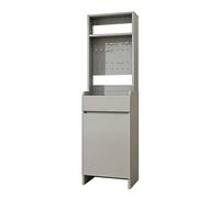 CJWKXQOL Meuble d'entrée Vestiaire, Console d'entrée avec Rangement à Chaussures, pour Couloir, Salon, Chambre à(Gray,45x35x200cm)