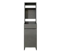CJWKXQOL Meuble d'entrée Vestiaire, Console d'entrée avec Rangement à Chaussures, pour Couloir, Salon, Chambre à(Dark Gray,45x35x200cm)