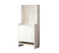 CJWKXQOL Meuble d'entrée Vestiaire, Garderobe mit Schuhschrank, Console avec Rangement à Chaussures, pour Couloir, Salon, Chambre(White)