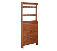 CJWKXQOL Meuble Porte Manteau Entrée, Console d'entrée avec Rangement à Chaussures, pour Couloir, Salon, Chambre à(55x17x210cm)