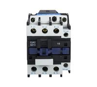 CJX2-3210 3201 contacteur ca 32A 3 Phases 3 pôles sans Tension de Bobine 380V 220V 24V 50Hz monté sur Rail Din 3P + 1NO contacteur Ouvert Normal(3201 AC220V)