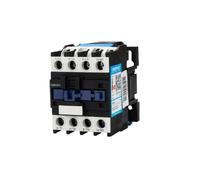 CJX2 AC Contactor Three Phase Coil Voltage 380V 220V 110V 36V 24V DIN Rail 1NO 9A 12A 18A 25A 32A 40A 50A 65A(CJX2-2510,110v)