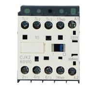 CJX2-K0910 220 Volts Coil 35mm DIN Rail 9A Three Pole 3P 1NO for Mini AC Contactor