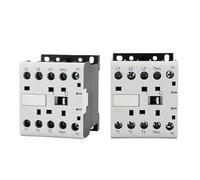 CJX2-K1210 0910 1610 24V 36V 110V 220V 380V 50/60Hz 6A 9A 12A Mini AC Contactor Din Rail 3P 3main 1NO/3main 1NC Coil Voltage(K-0910 3NO1NO,DC24V)